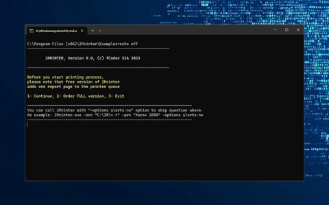 2Printer CMD 命令行文件批量打印工具软件
