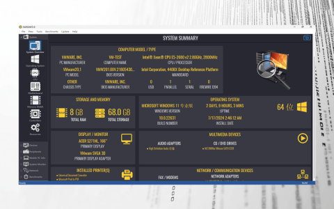 HARDiNFO Pro 8 系统信息基准测试硬件数据工具软件