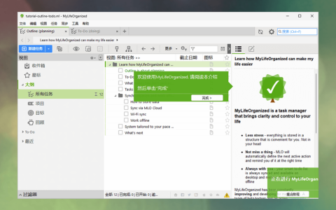 MyLifeOrganized 6 Pro GTD 时间待办任务管理工具软件
