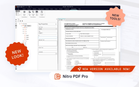 Nitro PDF Pro 14 for Windows PDF 文档编辑转换工具软件
