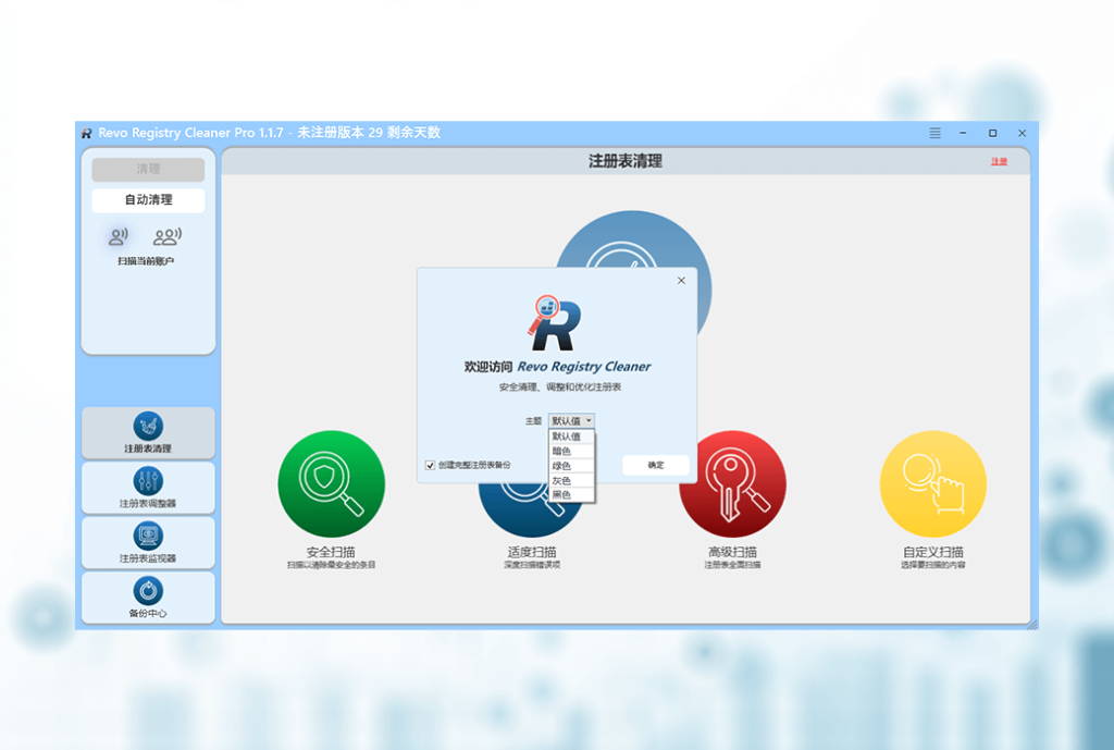 Revo Registry Cleaner Pro 注册表清理管理备份优化工具软件