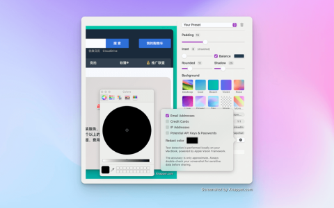 Xnapper Mac 多功能截图打码美化工具软件