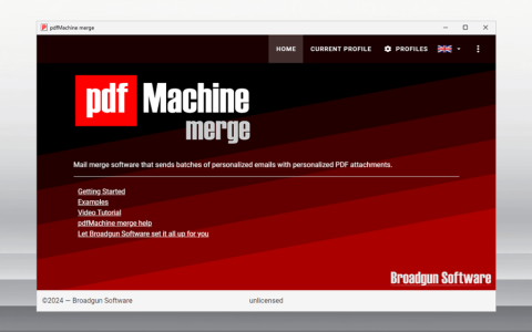 pdfMachine merge 邮件合并生成自定义内容PDF附件工具软件