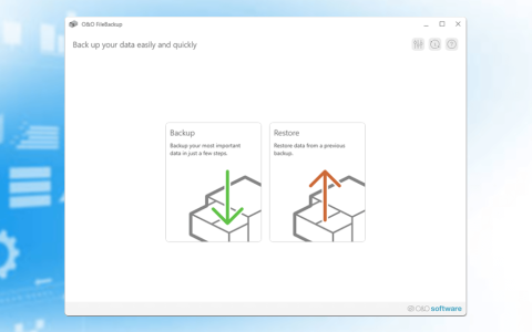 O&O FileBackup 数据文件备份恢复工具软件