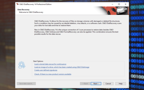 O&O DiskRecovery 14 专业硬盘SSD数据恢复工具软件