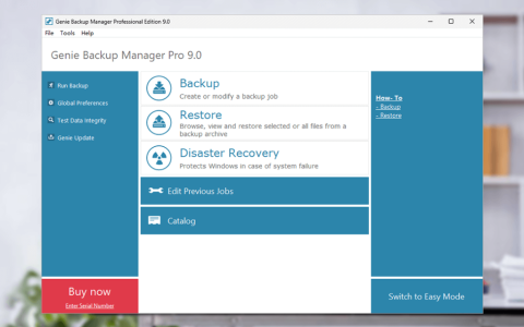 Genie Backup Manager 专业文件备份和灾难恢复软件