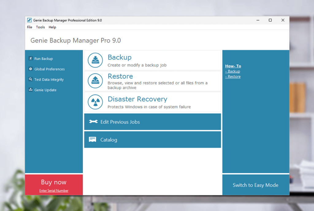 Genie Backup Manager 专业文件备份和灾难恢复软件