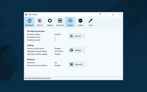 Hide Folders 6 隐藏加密锁定文件夹工具软件