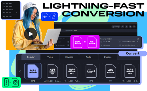 Movavi Video Converter 2024 视频压缩转换器工具软件