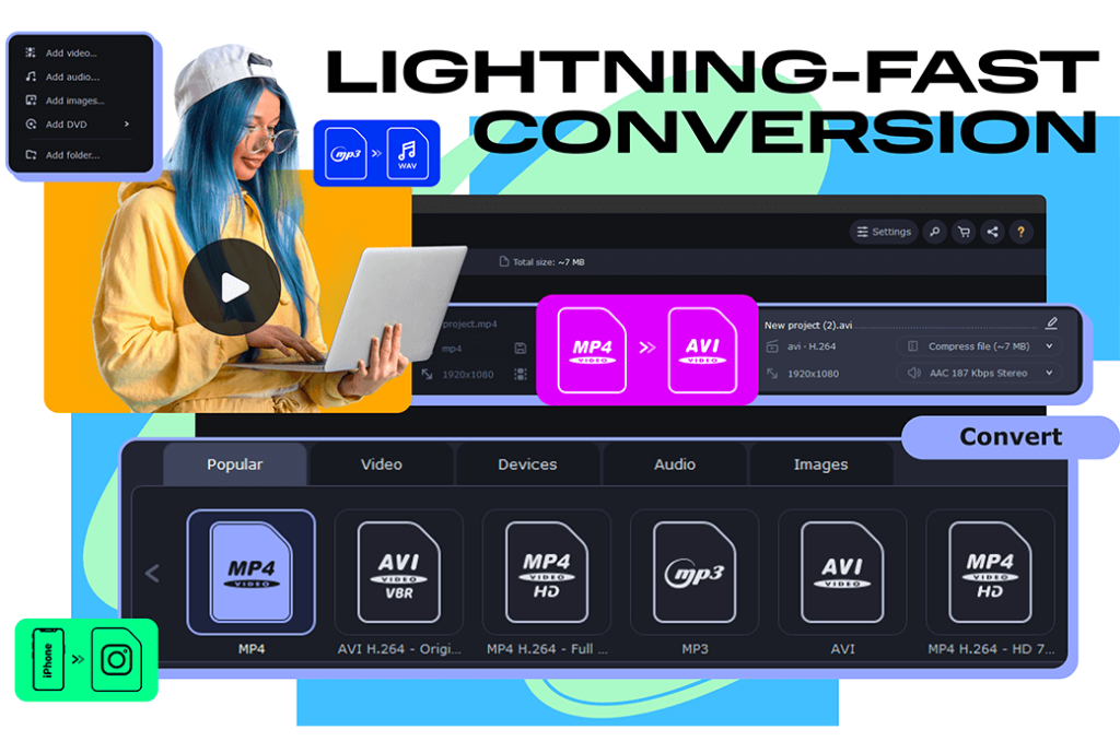 Movavi Video Converter 2024 视频压缩转换器工具软件
