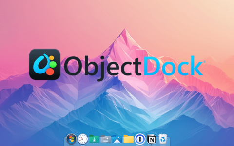 ObjectDock 3 现代化图标动态程序坞工具软件