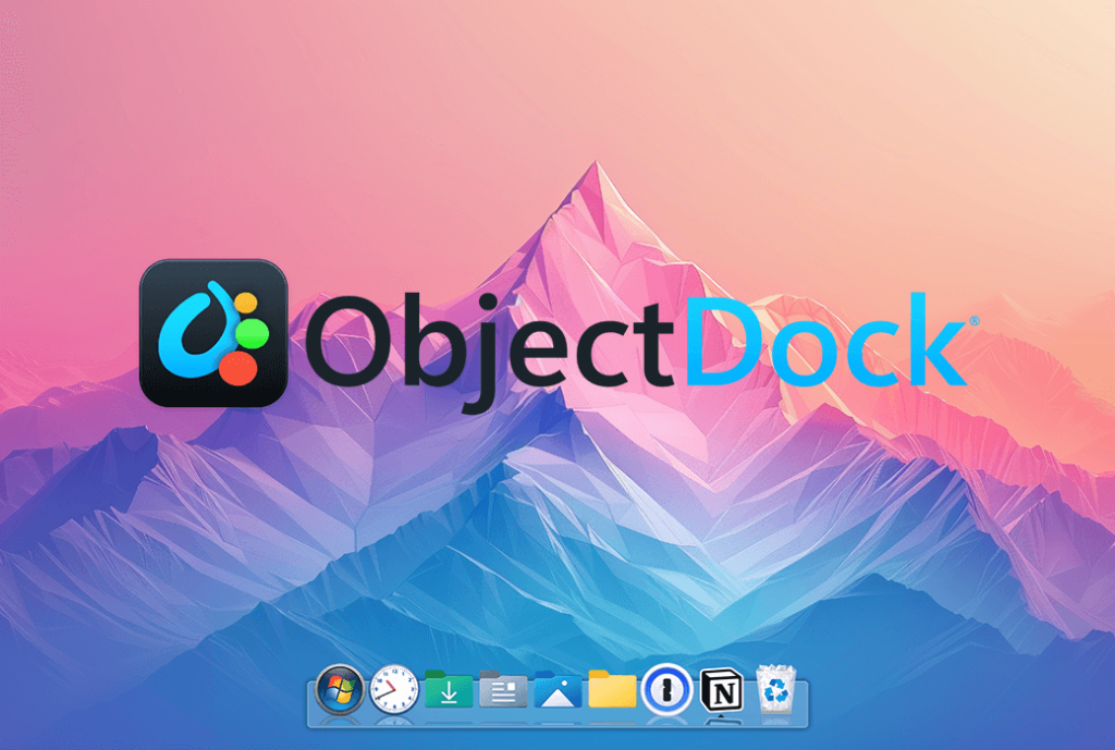 ObjectDock 3 现代化图标动态程序坞工具软件