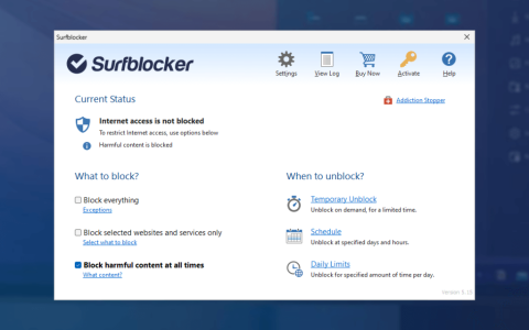 Surfblocker 网络访问限制保护管理工具软件