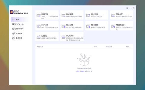 Gilisoft PDF Editor PDF 编辑转换加密工具软件