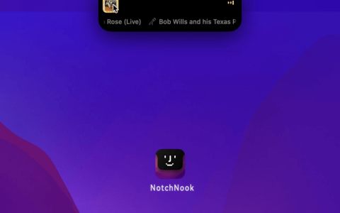 NotchNook Mac 刘海灵动岛快捷小部件工具软件